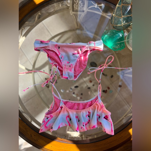 🌸 PINK 🌸- Flamingo Pink/Blue Ombré Bikini (2pcs)- Womens -Small - Picture 5 of 6